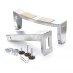 Vannijalad BLB Europa Mini, metall, 46 cm x 18 cm, 2 tk