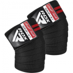 Side RDX Knee Wraps, Universaalne, must/punane