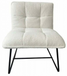 Tugitool Homla Nelox, hele pruun - ecru, 69 cm x 63 cm x 73 cm