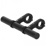 Roolipikendus - adapter Springos BA0040, alumiinium, must v.