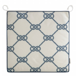 V&auml;litooli padi Garden, valge/tumesinine, 42 x 42 cm