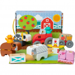 M&auml;nguklotside komplekt Melissa & Doug Blockables Farm, 56 tk