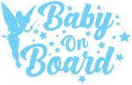 Autokleeps Avisa Baby On Board, 12 cm x 19 cm