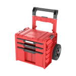 T&ouml;&ouml;riistakast ratastel Qbrick Pro 2.0 Plus, 52 cm x 44 cm x 66 cm, punane v.