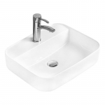 Vannitoa kraanikauss Mexen Alba, keraamiline, 50.5 cm x 40.5 cm x 14 cm, valge