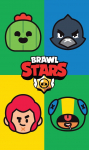 Laste r&auml;tik Brawl Stars RDE-65, sinine/punane/kollane, 50 cm x 30 cm