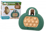 Elektrooniline m&auml;ng dinosaurus Lean Toys Pop It, 13.5 cm, roheline