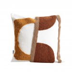 Dekoratiivpadjap&uuml;&uuml;r Homla Nayla 770548, valge v./mitmev&auml;rviline, 45 cm x 45 cm