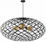 Valgusti lagi Lucide Wolfram 21417/99/30, E27, 3 x 60 W, must v.