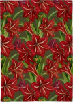 K&ouml;&ouml;gir&auml;tik Skona Ting Poinsettia, punane v./roheline v., 70 cm x 50 cm