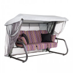 Aiakiik Patio Venezia, valge v./kollane v./violetne v., 221 cm x 143 cm x 173 cm