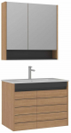 Vannitoa m&ouml;&ouml;bli komplekt Kalune Design Ricato, tamm v., 47 cm x 81 cm x 62 cm
