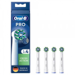 Elektrilise hambaharja otsik Oral-B Pro Cross Action, valge v., 4 tk