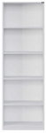 Raamaturiiul Kalune Design Ktp-350-Bb-1, valge v., 182 cm x 64 cm x 26 cm