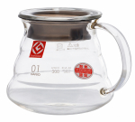 Kohvikann Hario V60-01, 0.36 l, l&auml;bipaistev v.