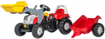 Pedaaltraktor Rolly Toys Steyr 6165 CVT, punane v./hall v.