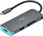 Dokkimisjaam i-Tec Metal Nano Dock 4K HDMI+PD 60W