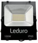 Prožektor ilma liikumisandurita, alus LEDURO, 100 W, 12000 lm, 4500 &deg;K, IP65, must v.