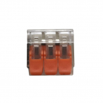 Klemmplokk Elektrowerk, 0,2&ndash;4 mm&sup2;, 3 koht., 32 A, oranž v.