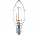 Lambipirn Philips LED, B35, 2700 &deg;K, E14, 2 W, 250 lm