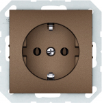 Pistikupesa Vilma QR1000 RP16-002-02, maandusega, mocha