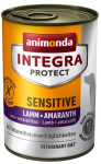 M&auml;rg koeratoit Animonda Integra Protect Sensitive Lamb + Amaranth, lambaliha, 0.4 kg