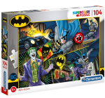 Pusle Clementoni Batman, 48.5 cm x 33.5 cm, 104 tk, mitmev&auml;rviline