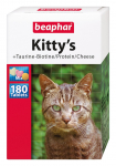 Toidulisandid, vitamiinid kassidele Beaphar Kitty's Mix Taurine-Biotine/Protein/Cheese, 180 tk