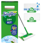Swiffer Sweeper P&otilde;randapuhastuse Stardikomplekt XXL, 11 P&otilde;randalappi (Kuiv 8 tk + M&auml;rg 3 tk)