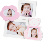 Fotoraam KPH Baby Gallery 1434, 32.5 cm x 26 cm, valge/roosa