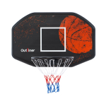 Korvpalli tagalaud Outliner, 450 mm, 1120 mm x 720 mm