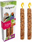 Pulgake Vadigran Stixx Tropical Finches Fruit 2pcs 14469, troopilistele papagoidele, 0.085 kg