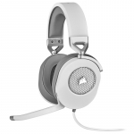 Juhtmega m&auml;nguri peakomplekt Corsair HS65 Surround HS65, valge v.