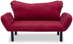 Diivanvoodi Hanah Home Chatto Maroon, punane v., 140 x 65 cm x 70 cm