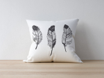 Dekoratiivpadjap&uuml;&uuml;r Mioli Decor 1068, valge/must, 43 cm x 43 cm