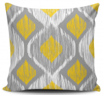 Dekoratiivne padi Mioli Decor, kollane/hall, 43 cm x 43 cm