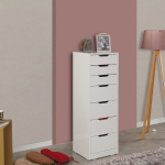 Kummut Kalune Design Flow 801CMY3403, valge v., 130 cm x 44 cm x 40 cm