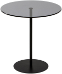 Kohvilaud Kalune Design Chill-Out, must v./tumehall v., 50 cm x 50 cm x 50 cm