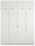 Riidekapp Kalune Design Kale 8431, valge v., 52 cm x 180 cm x 210 cm