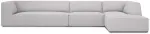 Nurgadiivan Micadoni Home Ruby 5 Seats, helehall v., parem, 366 x 180 cm x 69 cm