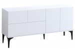 Konsoollaud Kalune Design Glise DEC0023, valge v./must v., 35 cm x 150 cm x 75 cm