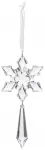 J&otilde;ulupuu ehe Springos Snowflake, l&auml;bipaistev v., 13 cm, plastik/akr&uuml;&uuml;l
