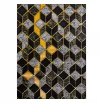 Vaip sise Hakano Mosse Glam, kuldne v./must v./hall v., 190 cm x 140 cm
