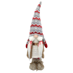 J&otilde;uludekoratsioon, "P&auml;kapikk" Saska Garden Gnome GS250608, 10 cm, pruun v./valge v./punane v.