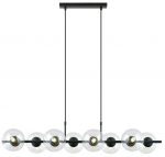 Valgusti rippuv Emibig Rory 8 Transparent, E14, 8 x 10 W, must v.