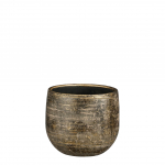 Lillepott Mica Marcus 1155653, keraamiline, pronksiv&auml;rvi v.