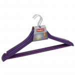 Riidepuu Sauber, p&uuml;kstele/mantlitele, violetne v., 3 tk