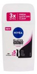 Kehadeodorant Nivea Black & White Invisible Clear, 50 ml