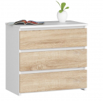 &Ouml;&ouml;kapp Akord CL3, valge v./sonoma tamm v., 57 cm x 60 cm x 35 cm