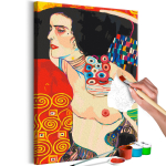 Maalimine numbrite j&auml;rgi Artgeist Gustav Klimt: Judith II MA_0524, mitmev&auml;rviline, 40 x 60 cm
